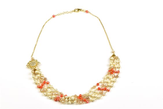 Collar Misis Mujer BOUQUET in Plata Perla CA09984 - CA09984